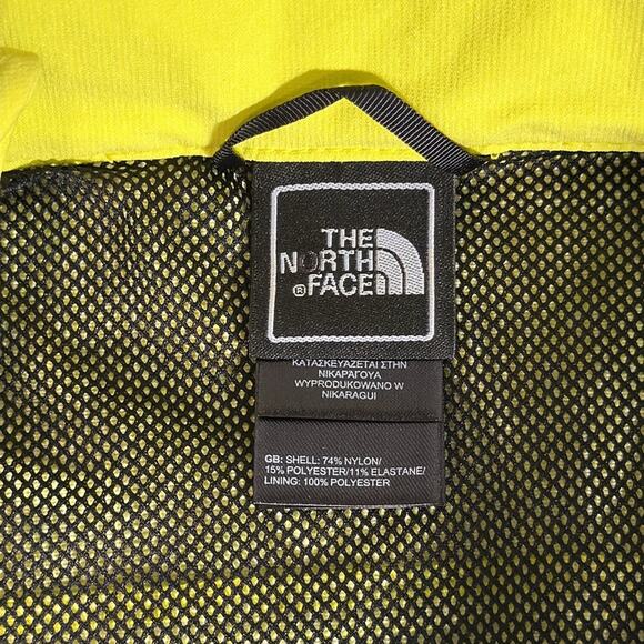 North Face Highlighter Neon Yellow Vest with Black Trim- Size Large - Picture 7 of 12